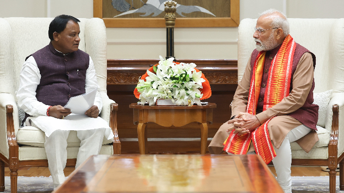 CM Mohan Charan Majhi, PM Modi, Meeting, Samrudha Odisha