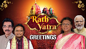 President Droupadi Murmu and Prime Minister Narendra Modi, Governor Dr. Hari Babu Kambhampati and Odisha CM Mohan Majhi on Friday greeted people on sacred Rath Yatra.