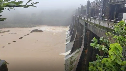 After six days of incessant rainfall in Lamtaput Block of Koraput, authorities have opened two sluice gates of the Machkund Project's D.Dam as a precautionary measure. 