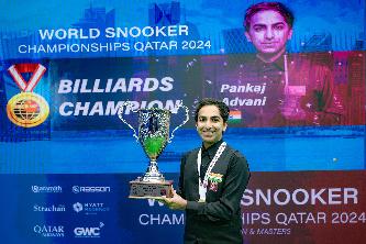 PM lauds World Billiards Champion-2024 Pankaj Advani 