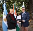 PM conferred with Key to the City of Buenos Aires
