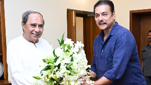 Odisha: Ravi Shastri meets CM Naveen, discusses about cricket infra development in state