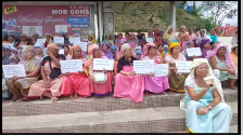 Meitei women protest in Manipur