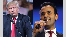 Donald Trump and Vivek Ramaswamy