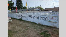 Canada Hindu temple defaced