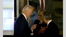 Joe Biden lands in Delhi