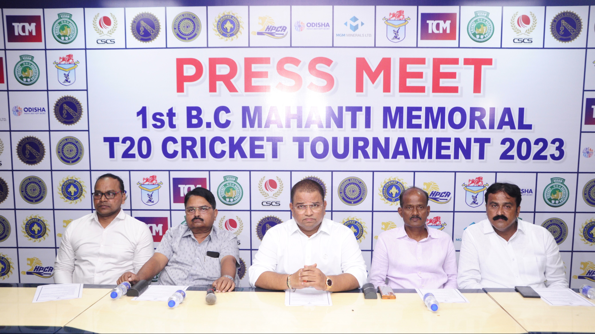 BC Mohanty tourney press meet