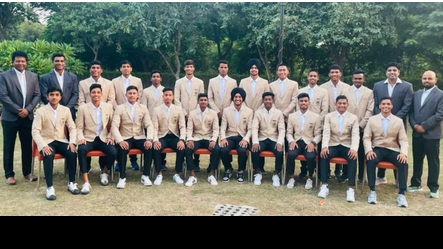 Indian sub junior hockey team