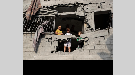 Children i war-torn Gaza