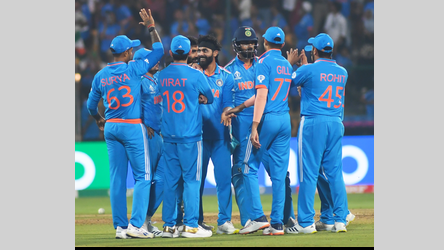 Team India on Field
