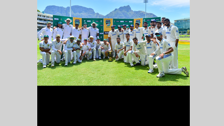 TEam India after Cape Town win