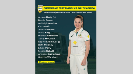 Australia Women Test Squad