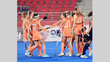 Dutch Women Team in Rourkela