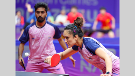 Sathiyan Gnanasekaran and Manika Batra