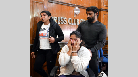 Bajrang, Sakshi and Vinesh