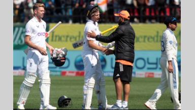 Rohit Sharma with England Team
