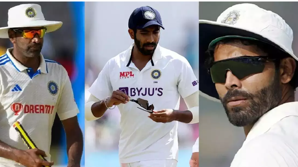 Ashwin, Bumrah and Jadeja