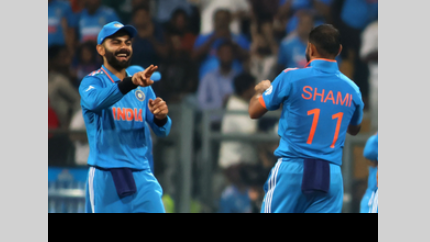 Virat Kohli and Mohd Shami