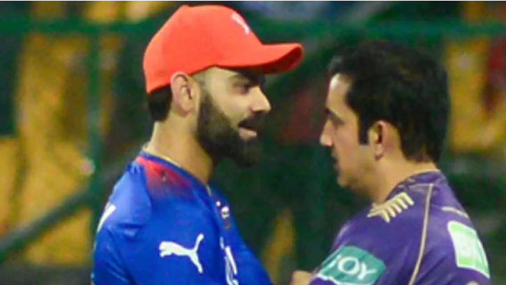Virat Kohli with Gautam Gambhir