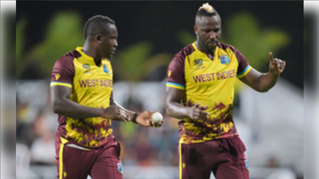 Rovman Powell with Andre Russel