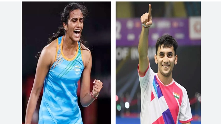 Lakshya Sen and PV Sindhu