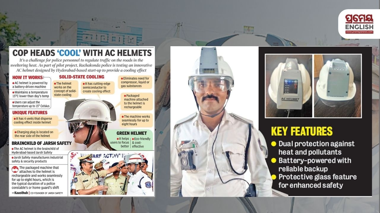 Traffic Safety: IIM Students' AC Helmets Combat Vadodara Summer Heat