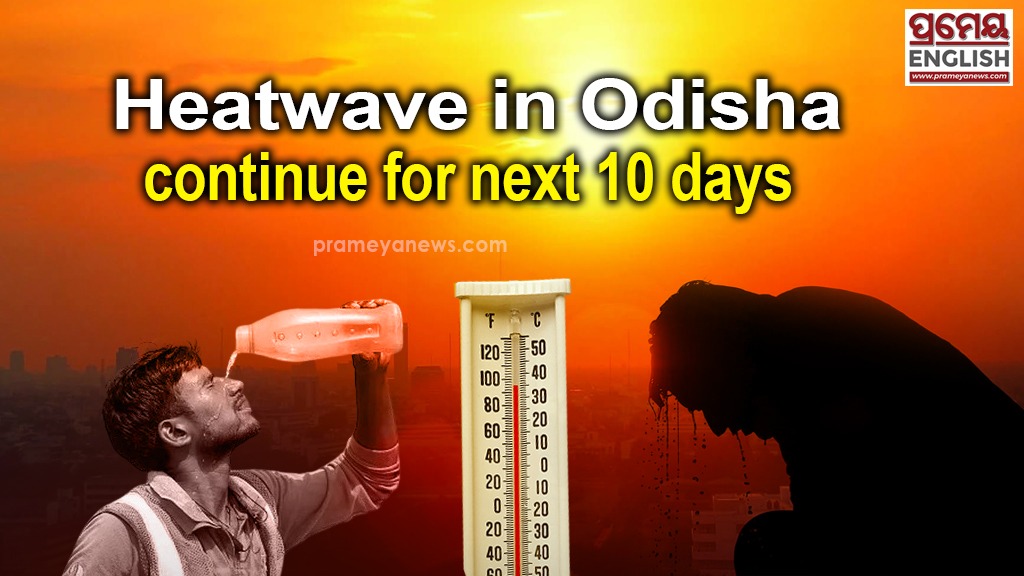 The heatwave conditions prevailed across Odisha on Monday due to a high temperature. 