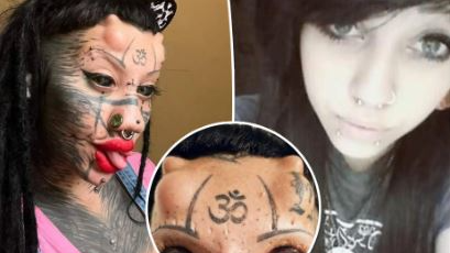 Chiara Dell’Abate, also known as Aydin Mod, an Italian woman, recently shared her journey of transforming into a human cat by undergoing a total of 20 body modifications