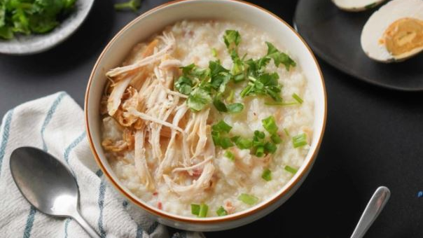 Cháo, a Vietnamese rice porridge, is a comforting and versatile dish that can be enjoyed for breakfast 