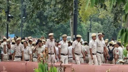 More than 14,000 police personnel have been deployed in and around the New Delhi district of the national capital