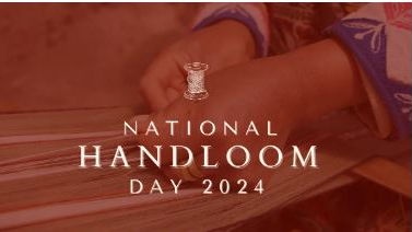 India celebrated National Handloom Day, honouring its traditional weaving heritage and the invaluable contributions of handloom weavers. 