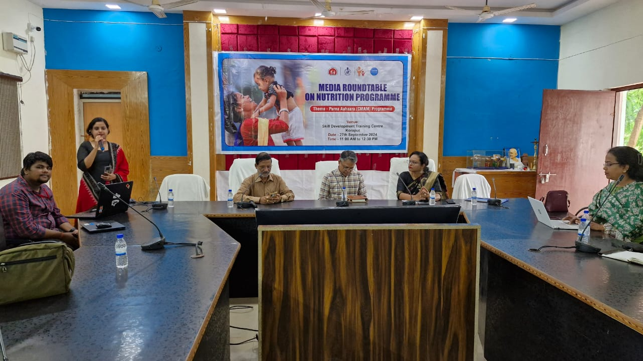 UNICEF, in collaboration with the National Health Mission (NHM) and the Government of Odisha, organized a high-impact roundtable in Koraput aimed at addressing malnutrition in the region.