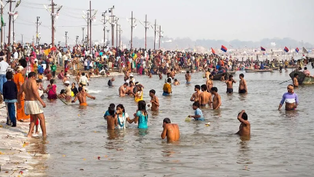 Central Pollution Control Board says Mahakumbh Amrit Snan waters not fit for bathing, Huge influx of people polluting rivers!