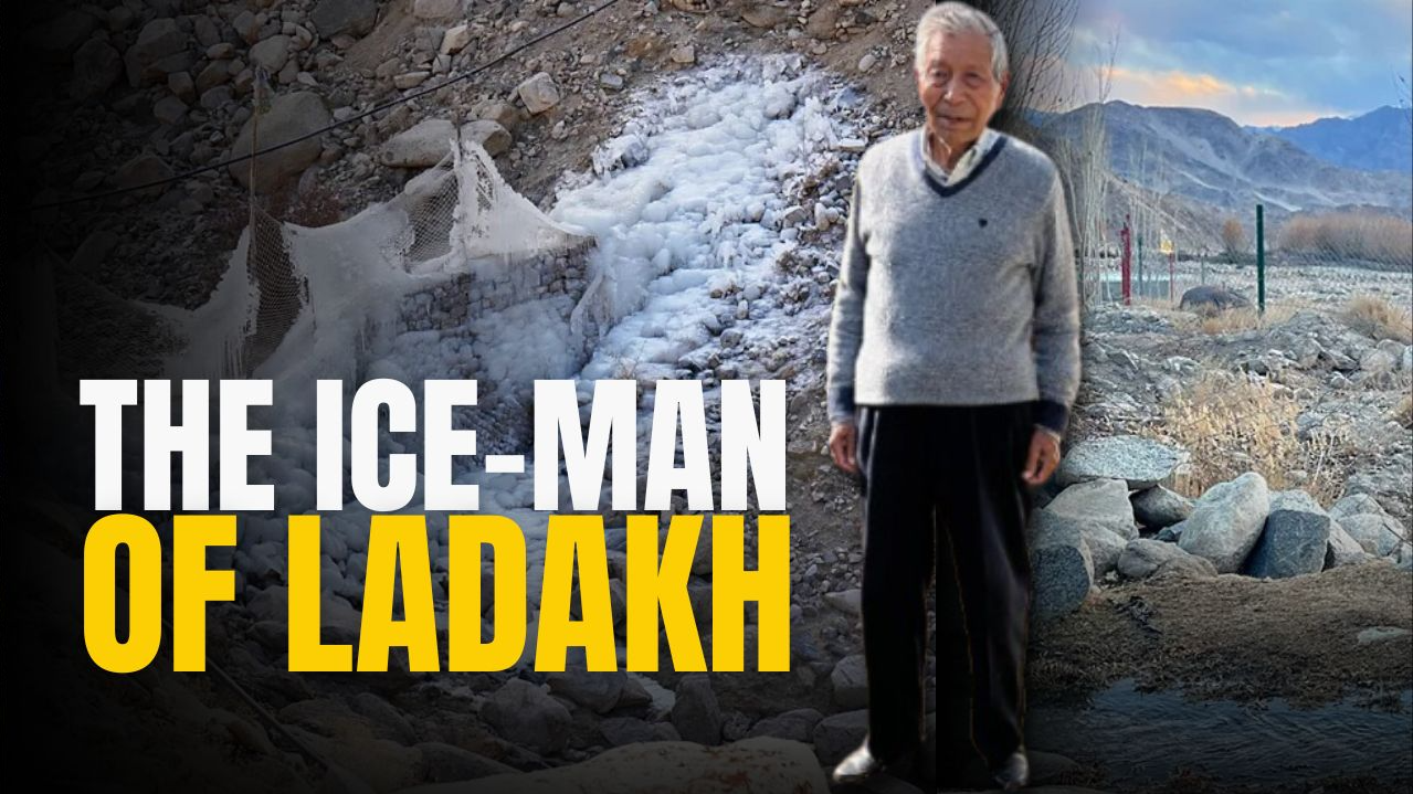 Ladakh ice-man