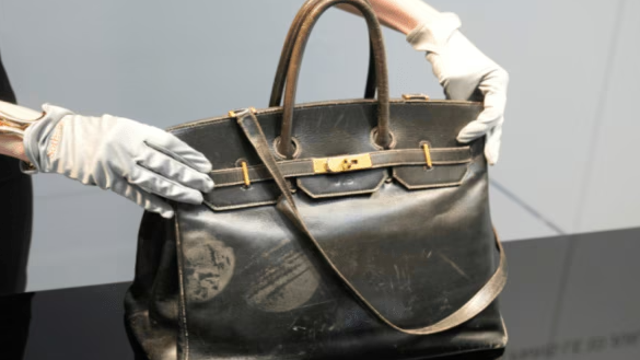Known as "The Original Birkin," the all-black, leather handbag is the first version of this timeless luxury staple