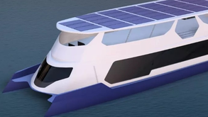 Solar-powered cruise ship