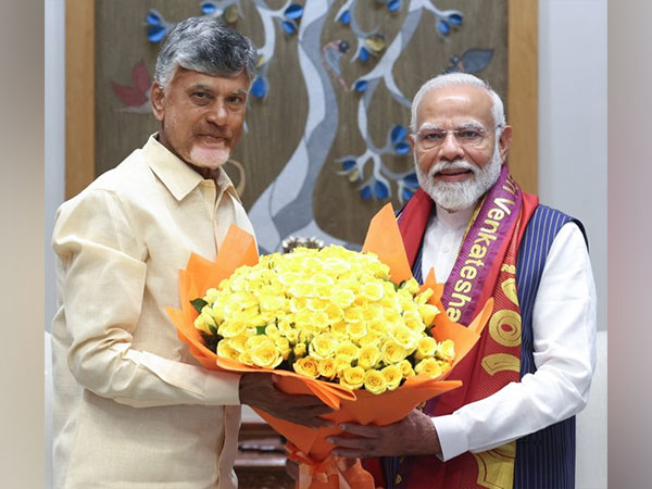 Chandrababu Naidu with PM Modi
