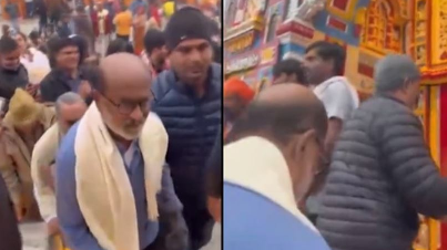 Superstar Rajinikanth has visited the Badrinath Temple in Uttarakhand to celebrate the massive success of his latest film ‘Jailer’, which has crossed the Rs 200 crore milestone in box office collections.