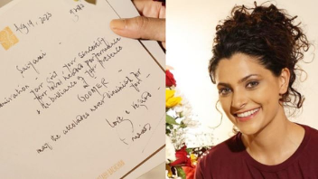 Megastar Amitabh Bachchan has sent a heartwarming appreciation note to actress Saiyami Kher for her performance in the latest release ‘Ghoomer’, directed by R. Balki. 