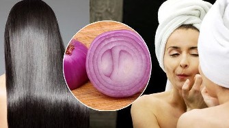 Onions might not be the first thing that comes to mind when you think of beauty products, but they actually have several potential benefits for your skin and hair. 