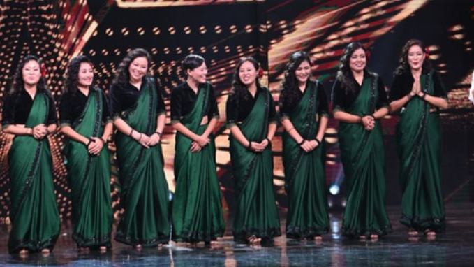 Telugu superstar Ravi Teja graces the stage of 'India's Got Talent' season 10 and is left highly impressed by the performance of Nagaland's 'Mahila Band', as he called them "superb"