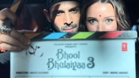 Bollywood star Kartik Aaryan, and actress Triptii Dimri have wrapped up the 1st schedule of the upcoming 3rd instalment of their horror-comedy franchise film 'Bhool Bhulaiyaa 3'
