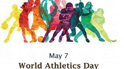 World Athletics Day is celebrated on May 7th each year to promote the sport of athletics and encourage people of all ages and abilities to get involved in track and field events.