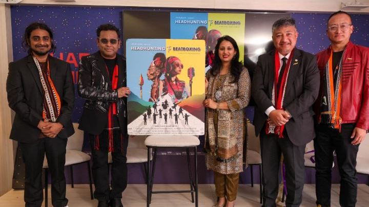 Renowned composer AR Rahman has revealed the first look and teaser of his latest project, a feature documentary titled 'Headhunting to Beatboxing', during an event at the Bharat Pavilion at the 77th Cannes Film Festival.