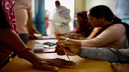 Repolling is currently underway at two polling booths in Kandhamal district, with stringent security measures in place, on Thursday.