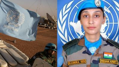  Indian Army Major Radhika Sen has been selected to receive a prestigious UN award for her outstanding advocacy in promoting gender equality while serving as a peacekeeper
