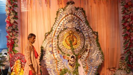 The vibrant atmosphere of Sambalpur town is alive with the spirited celebration of the Sital Sasthi festival, as locals immerse themselves in fervent festivities.