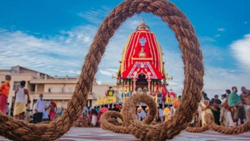 In Puri, the ropes used to pull the chariots during Rath Yatra are revered for their sacred significance