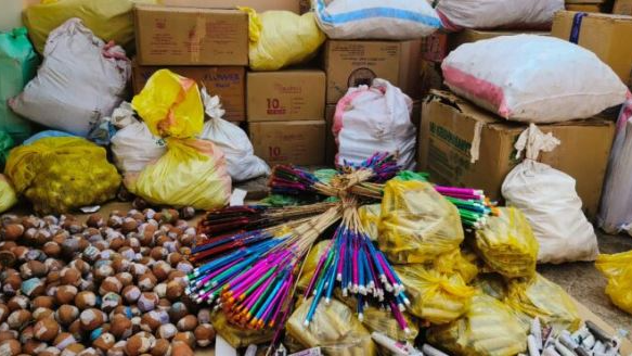 fire crackers seized