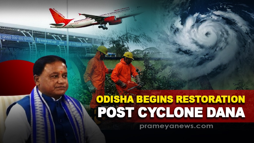 Thousands of emergency workers are actively clearing fallen trees from highways, removing debris from buildings, and repairing uprooted electricity poles and mobile towers as Odisha begins its restoration efforts following the devastation of Cyclone Dana.